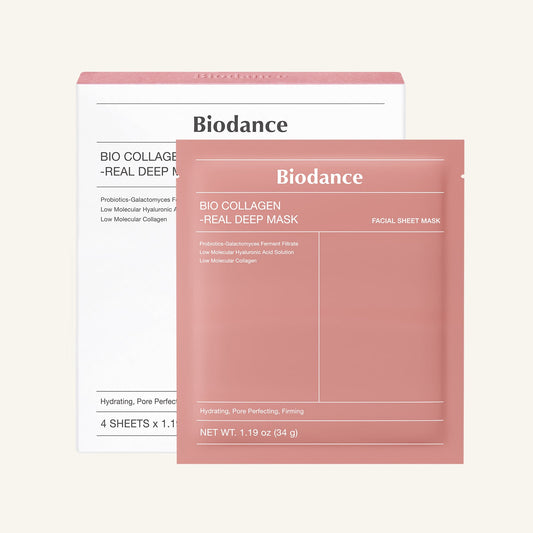Biodance Bio-Collagen Real Deep Mask - Boîte officielle 4 masques