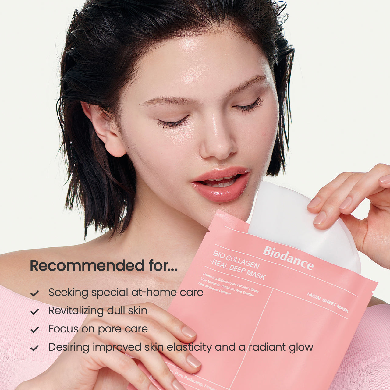 Biodance Bio-Collagen Real Deep Mask - Avant-après
